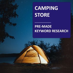 Camping store keywords