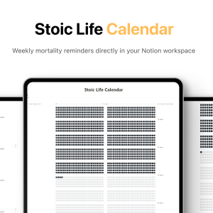 Stoic Life Calendar