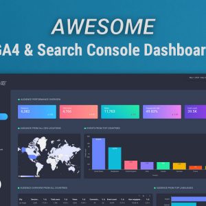 awesome ga4 and search console looker studio report