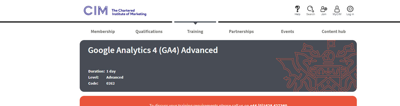 cim advanced ga4 course